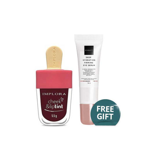 COMBO 1+1 Implora Cheek & Liptint - Cranberry Free SCARLETT