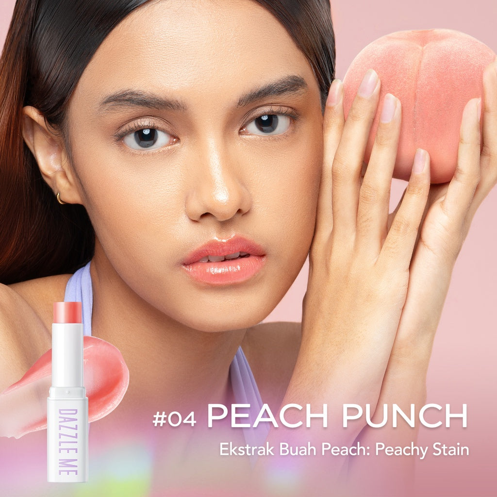 Dazzle Me Fruit Justice Lip Balm 04 Peach Punch