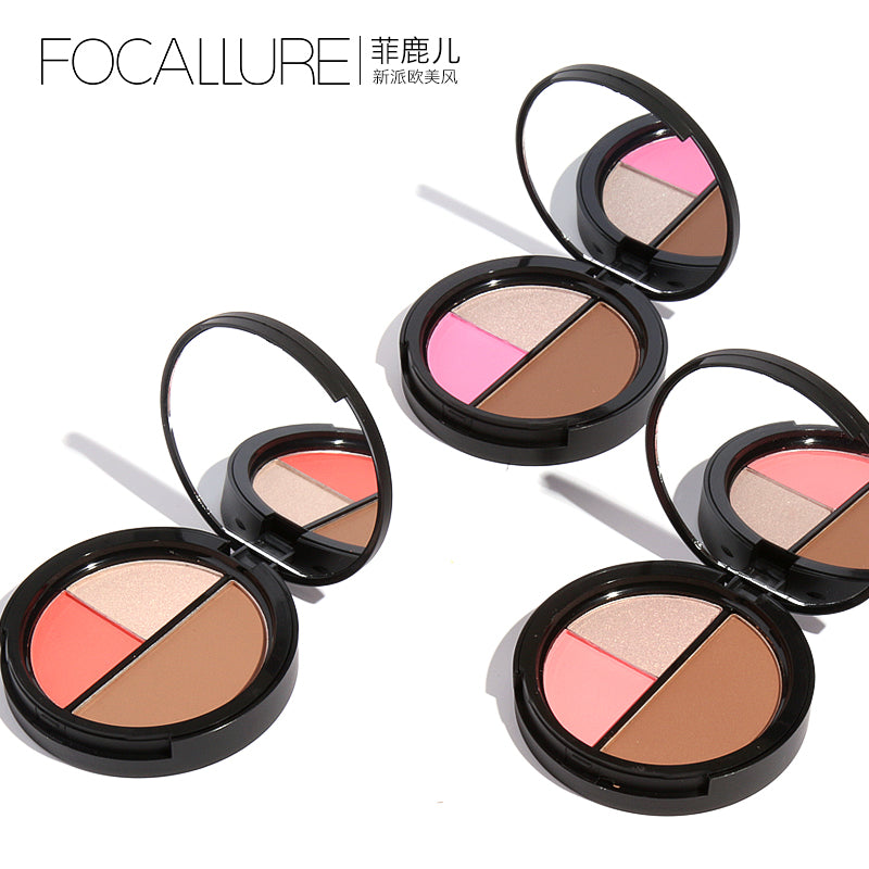 Focallure Blush Highlight Contour FA20 - #3