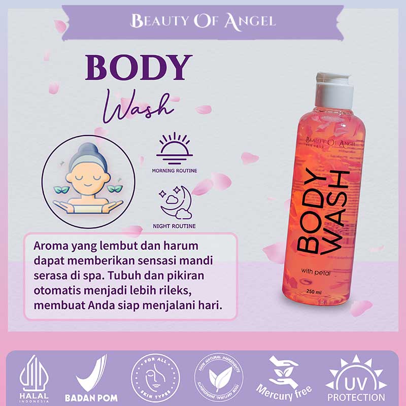 Beauty Of Angel Body Wash With Petal | 250 ml