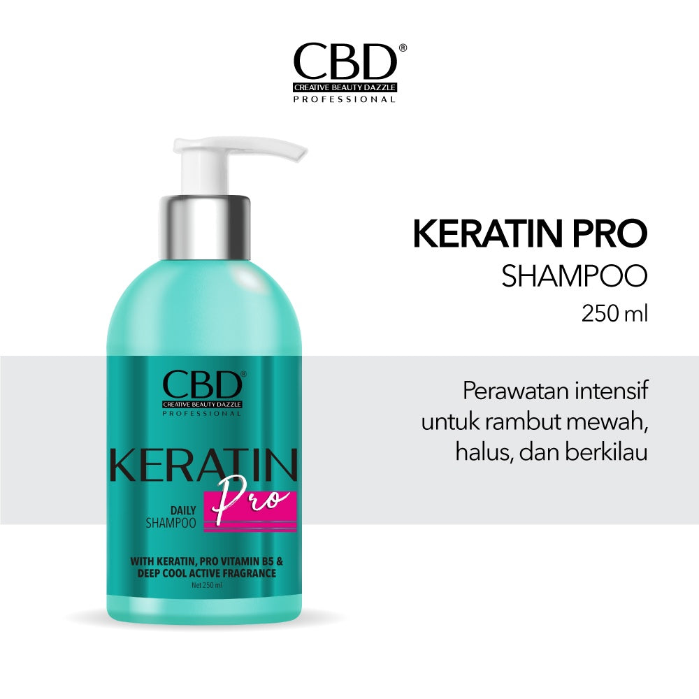 CBD Keratin Pro Daily Shampoo | 250ml