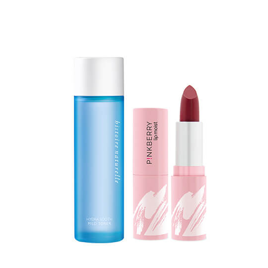 [Combo] Pinkberry Lip Moist It's Wine + Histoire Naturelle Ectoin Hydra Sooth Mild Toner (140 ml)