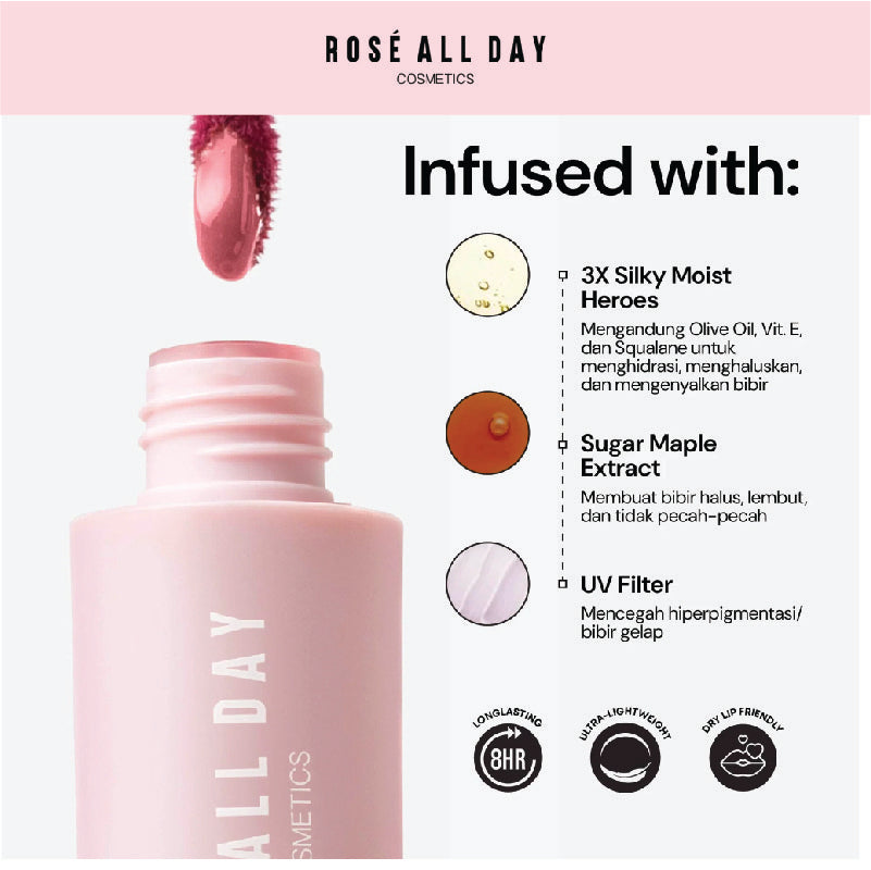 ROSE ALL DAY Plush Lip Tint - Sunset Skyline