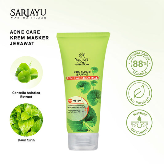 SARIAYU ACNE CARE CLARIFYING FACE CREAM MASK | 100g