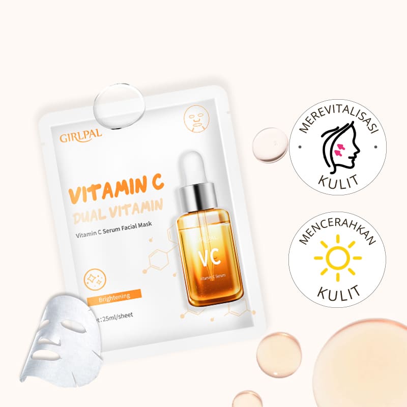 Girlpal Vitamin C Serum Face Sheet Mask