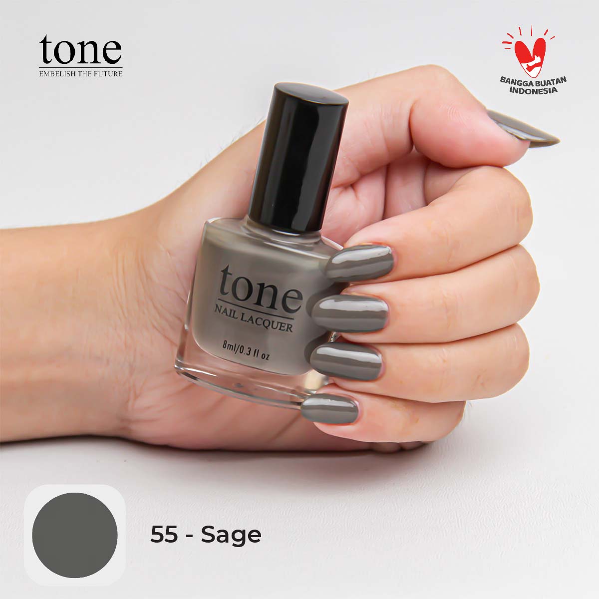 Tone Nail Polish Glossy Winter Mood Series 55 | 8 ml