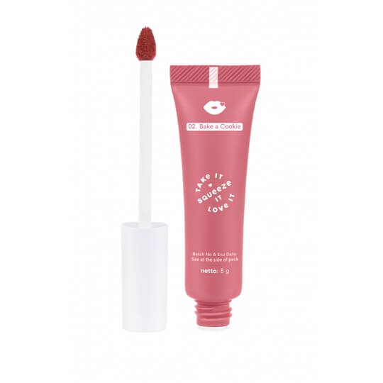 Emina Squeeze Me Up Lip Matte - 02 Bake A Cookie