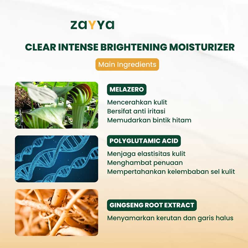 Zayya Clear Intense Brightening Moisturizer   | 50 g