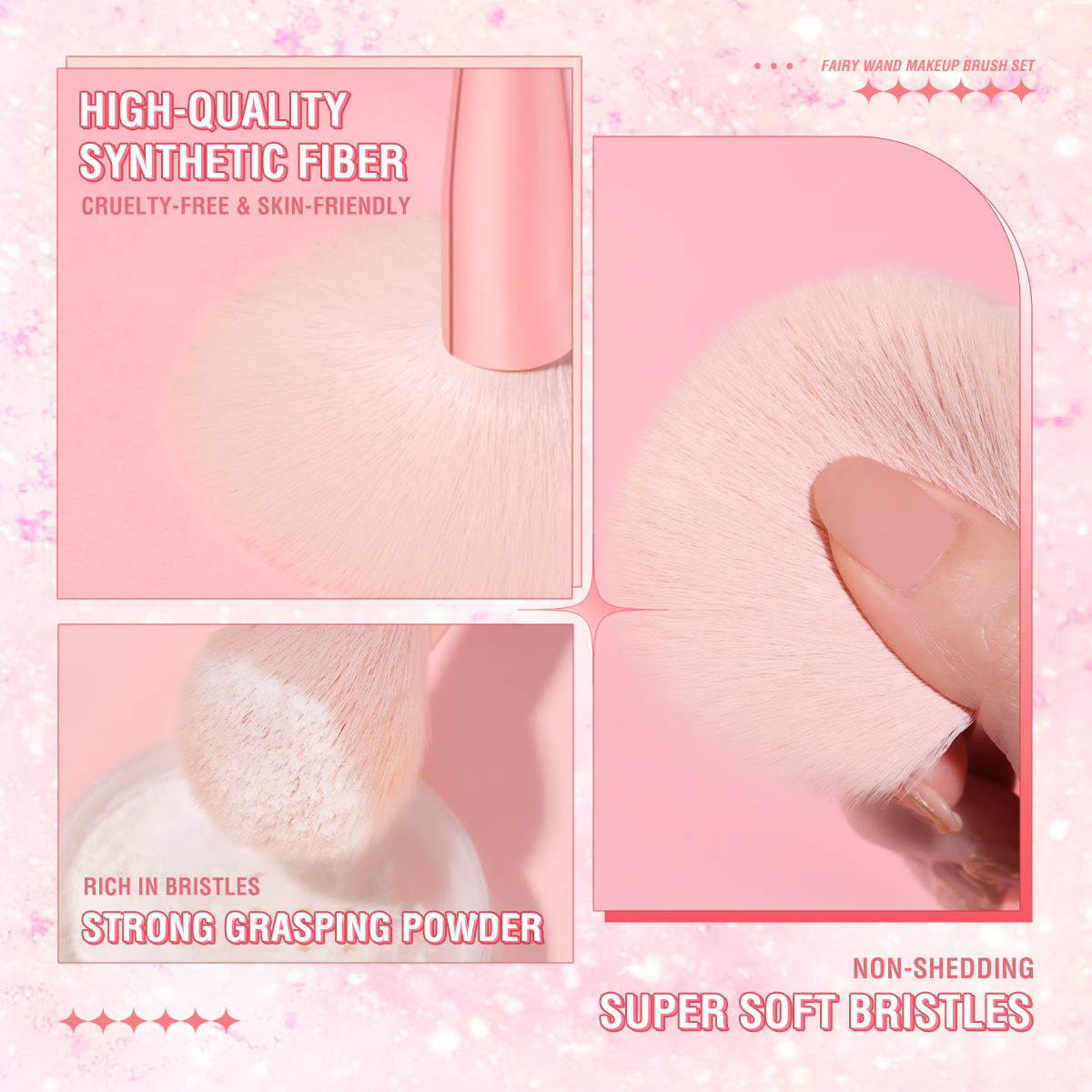 PINKFLASH PF-T04#07 Medium Loose Powder Brush