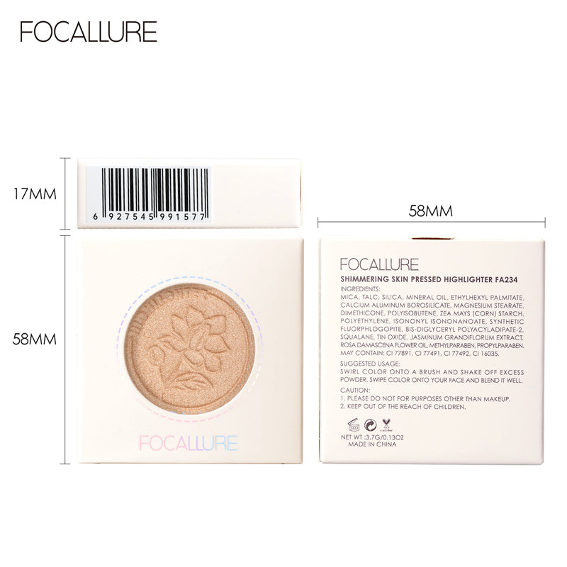 Focallure Shimmering Skin Pressed Highlighter FA234 #HG02