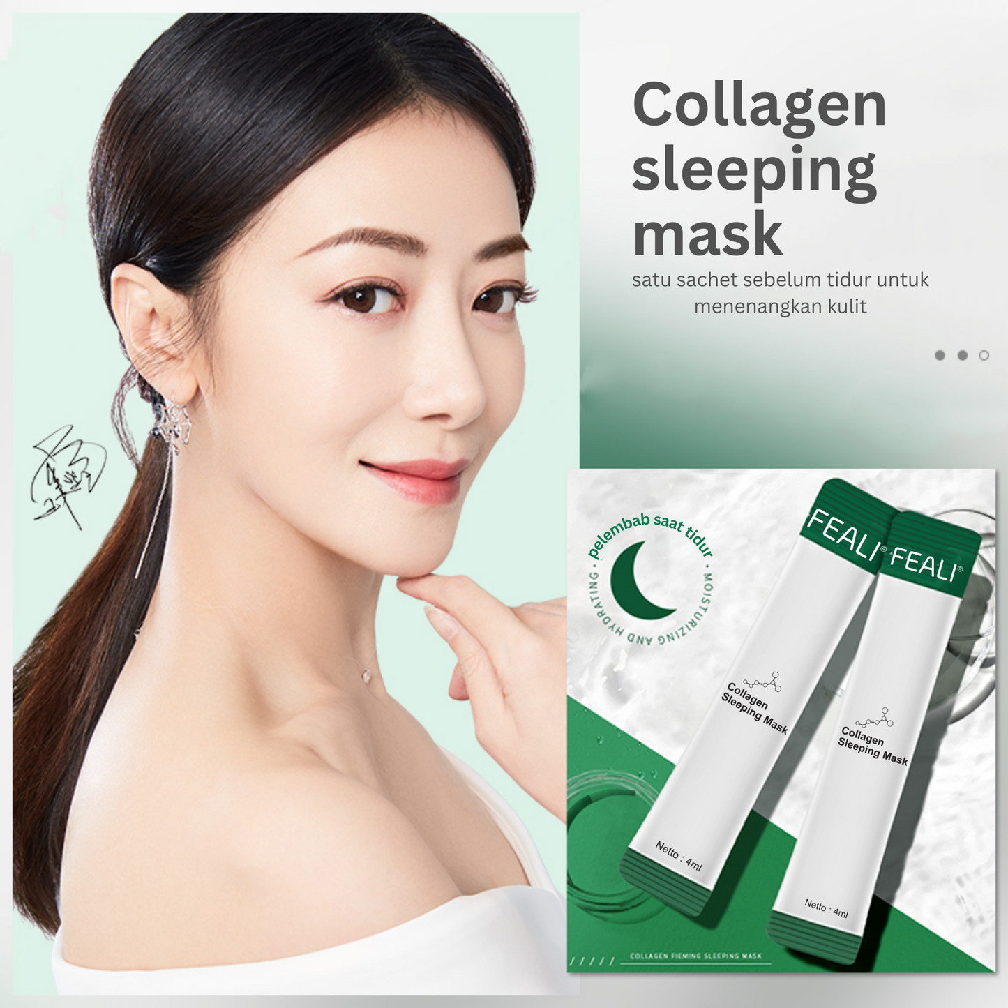 Feali Collagen Sleeping Mask (1 box) | 40ml