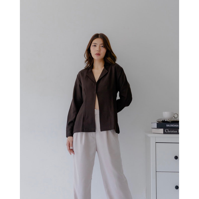 POÃME TERRA BLAZER | Soft Brown,SM