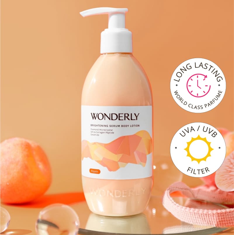 Wonderly Brightening Serum Body Lotion Royale