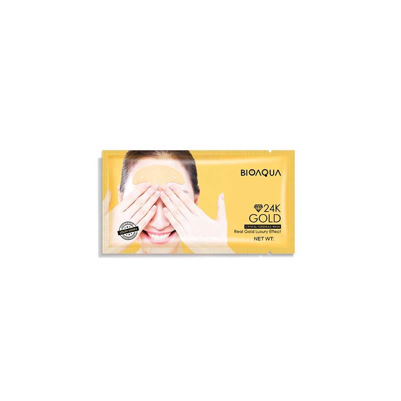 BIOAQUA 24K Gold Collagen Crystal Forehead Mask 7g