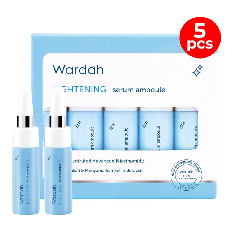 Wardah Lightening Serum Ampoule 5 X 5 ml | 25 ml