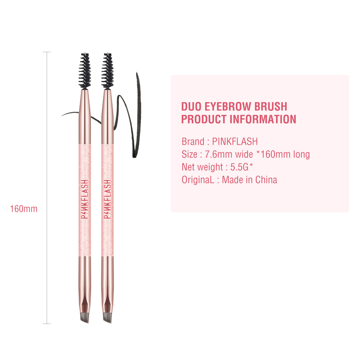 Pinkflash PF-T04 Eyebrow Brush #01