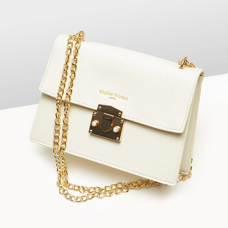 Sophie Martin Camille Cream Bag