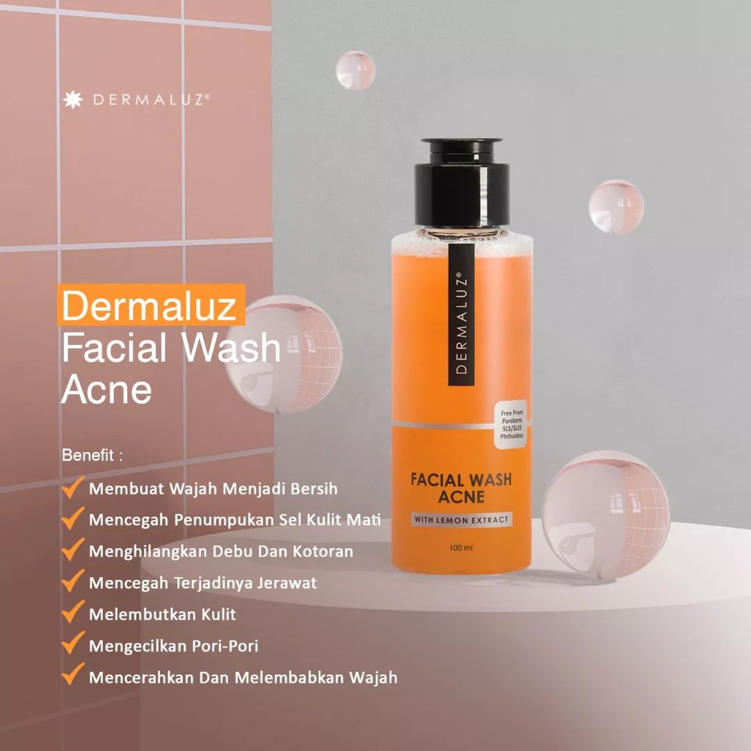 Dermaluz  Facial Wash Acne  With Lemon Extract | 100 ml