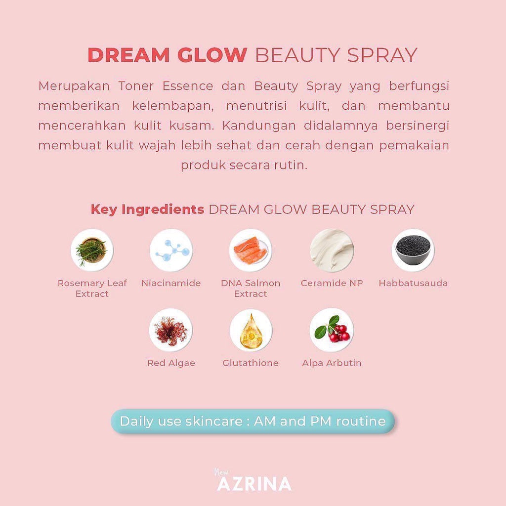 Azrina Dream Glow Beauty Spray | 60 ml