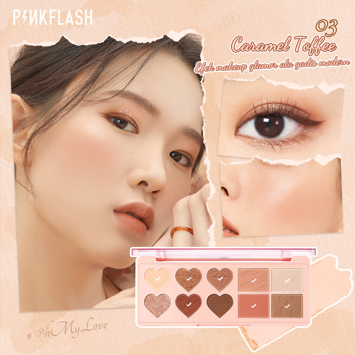 Pinkflash Multi Face Pallet PF-M02 - #03