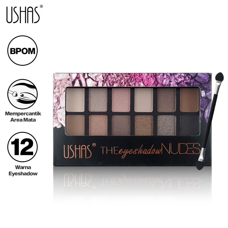 Ushas ES2802 Eyeshadow Nudes No.02 | 10.2gr