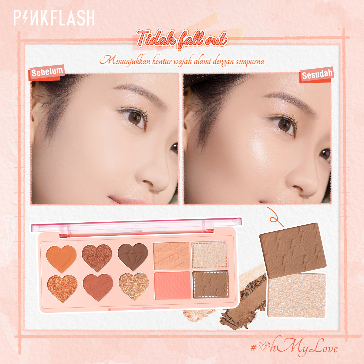 Pinkflash Multi Face Pallet PF-M02 - #01