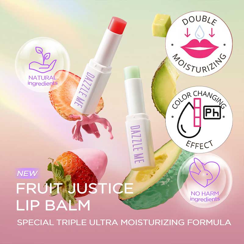 Dazzle Me Fruit Justice Lip Balm 03 O-Rangers