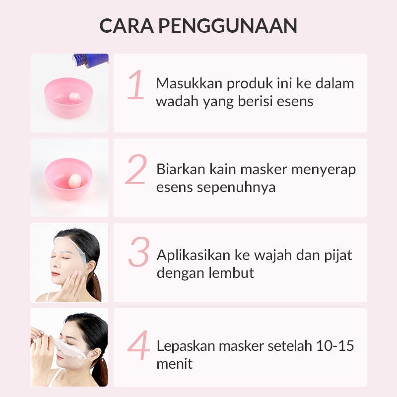 BIOAQUA Compressed Facial Mask (peach-powder) 50pcs