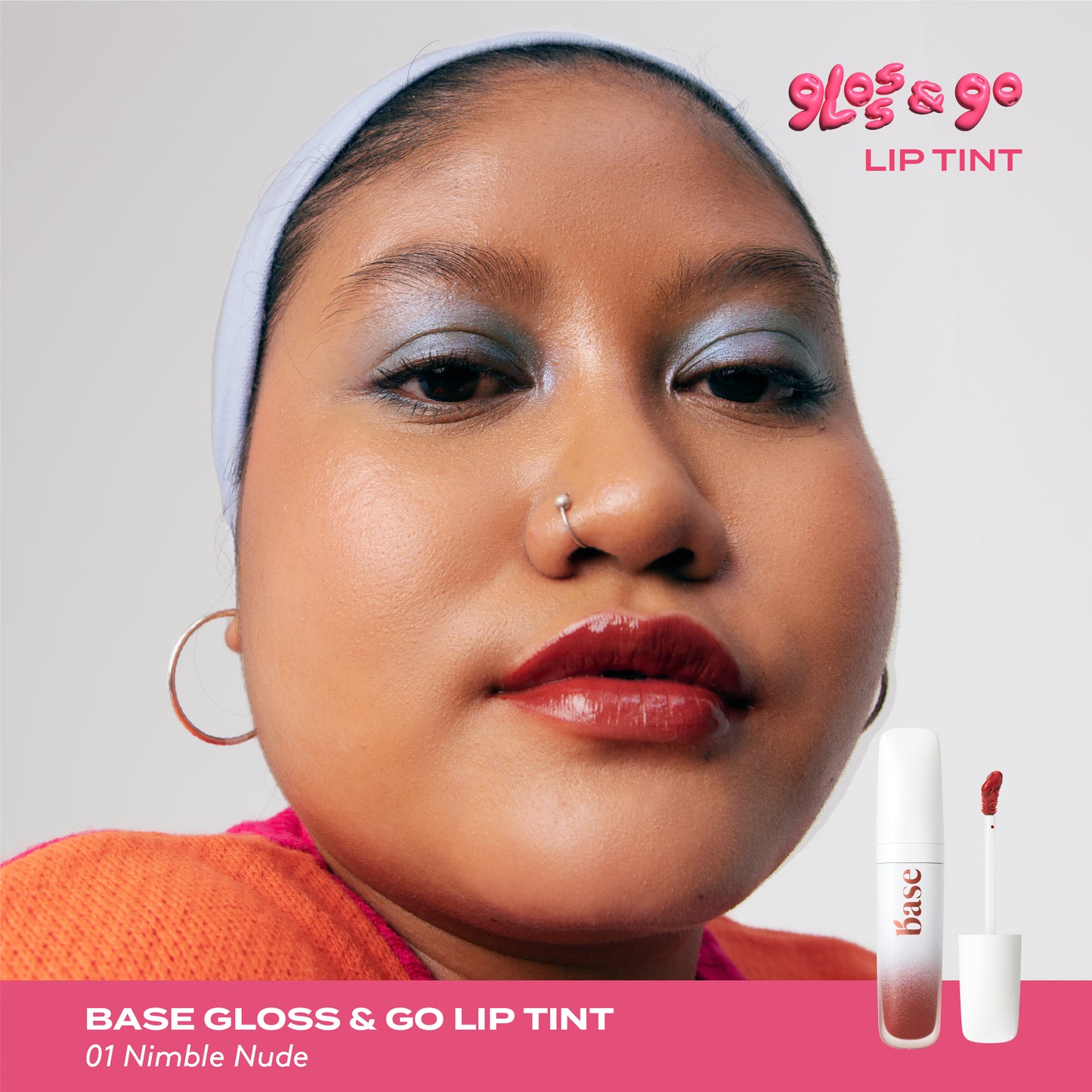 BASE Gloss & Go Lip Tint Nimble Nude