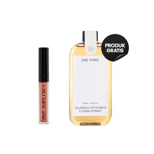 Combo 1+1 Implora Lip Cream - 01 Dusky Nude +,One Thing Calendula Officinalis Flower Extract | 150 ml