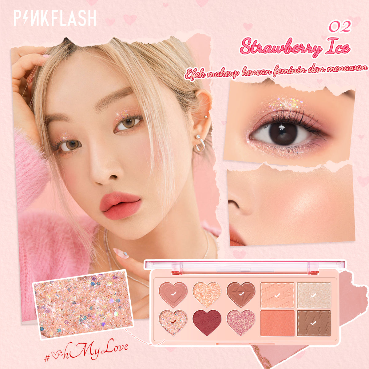 Pinkflash Multi Face Pallet PF-M02 - #02