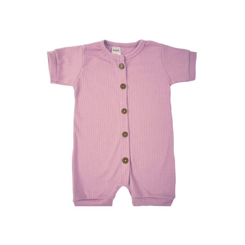 Booyah Baby & Kids Baju Bayi - Kejora Playsuit Old Rose (3-6Month)