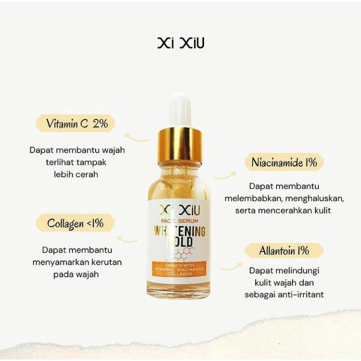 Xi Xiu Face Serum Whitening Gold | 20 ml