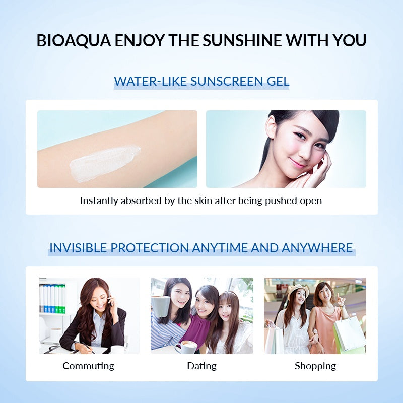 BIOAQUA UV Sunscreen Gel SPF 50 PA ++++ 50g