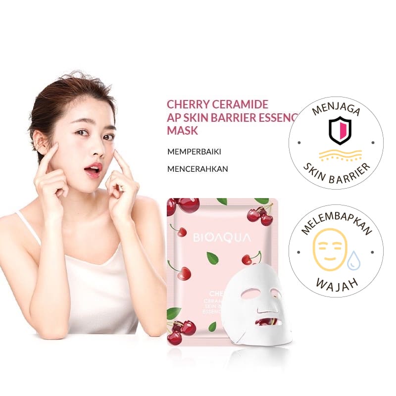 BIOAQUA Cherry Ceramide AP Skin Barrier Essence Mask 25g