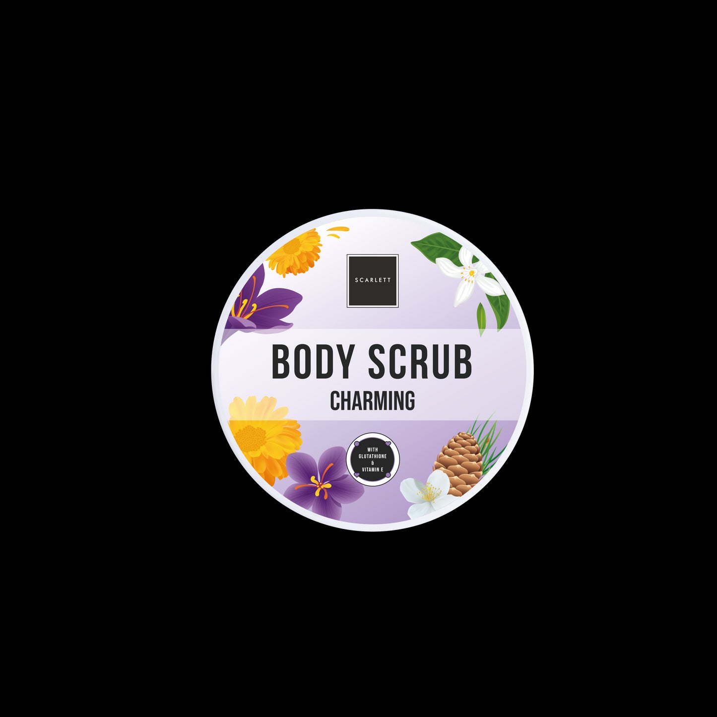 Scarlett Whitening Body Scrub Charming