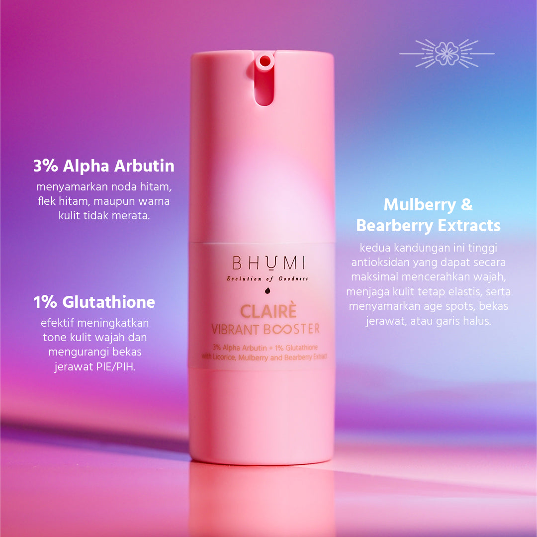 Bhumi Claire Vibrant Booster | 18 ml