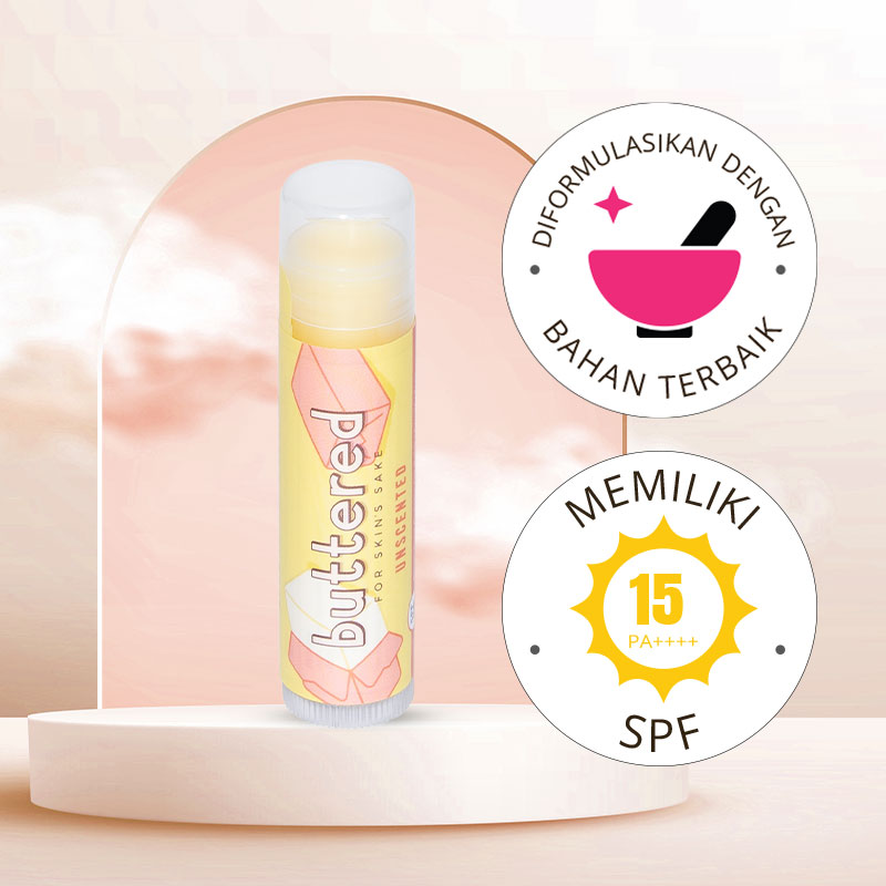 Buttered Premium Lip Balm SPF 15 - Unscented