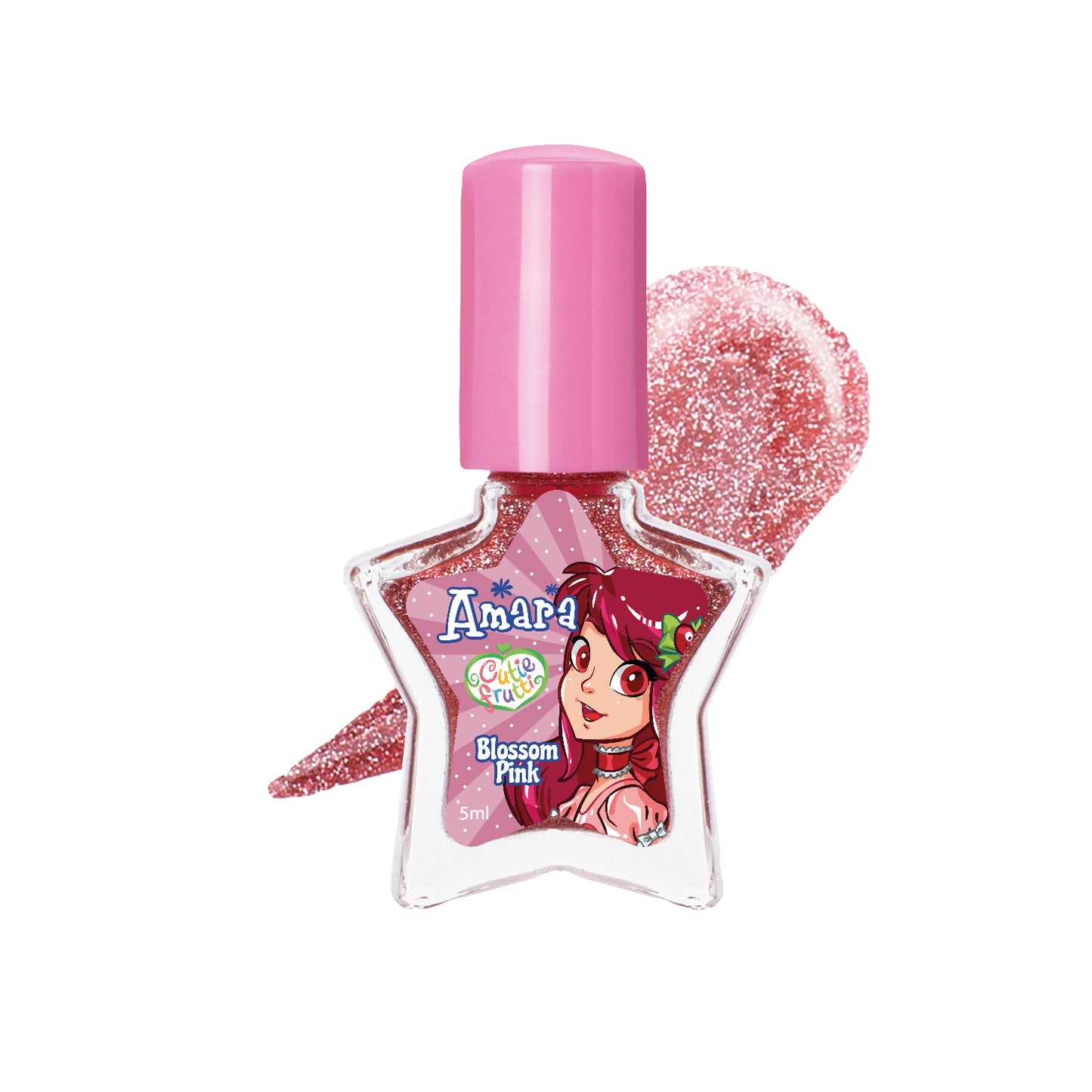 Amara Kids Nail Polish Blossom Pink | 5 ml