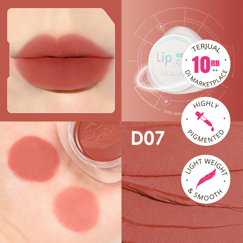 Focallure Creamy Lip & Cheek Duo FA266 D07