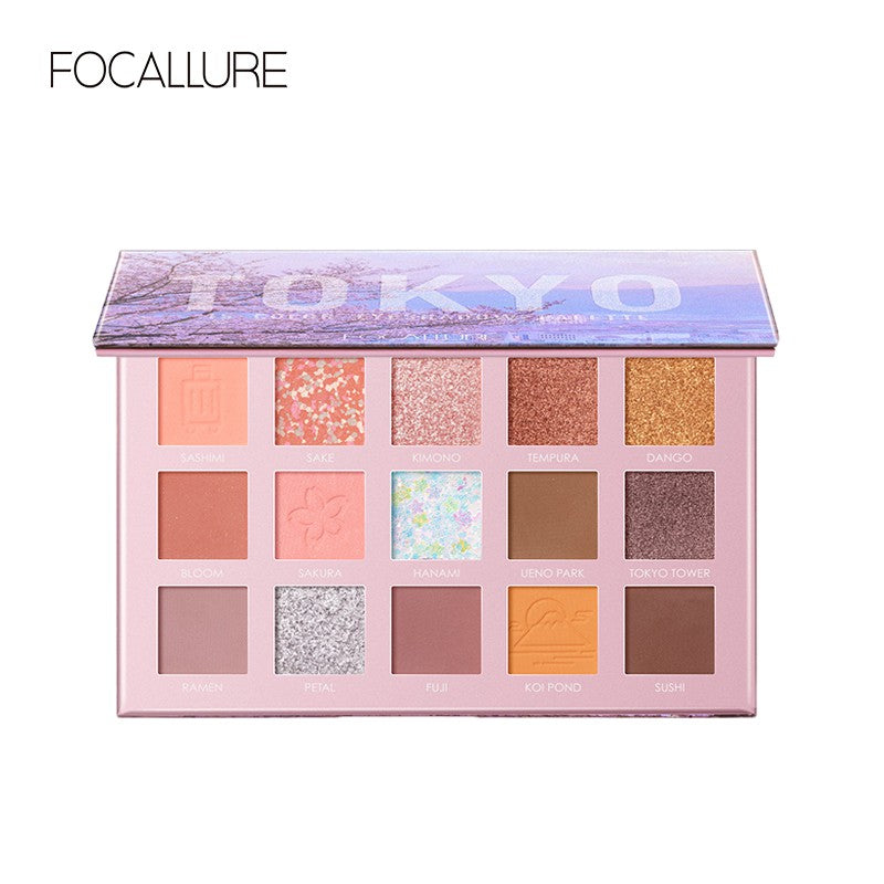 Focallure 15 Pan Eyeshadow 'Go Travel' Palette - FA100 #7