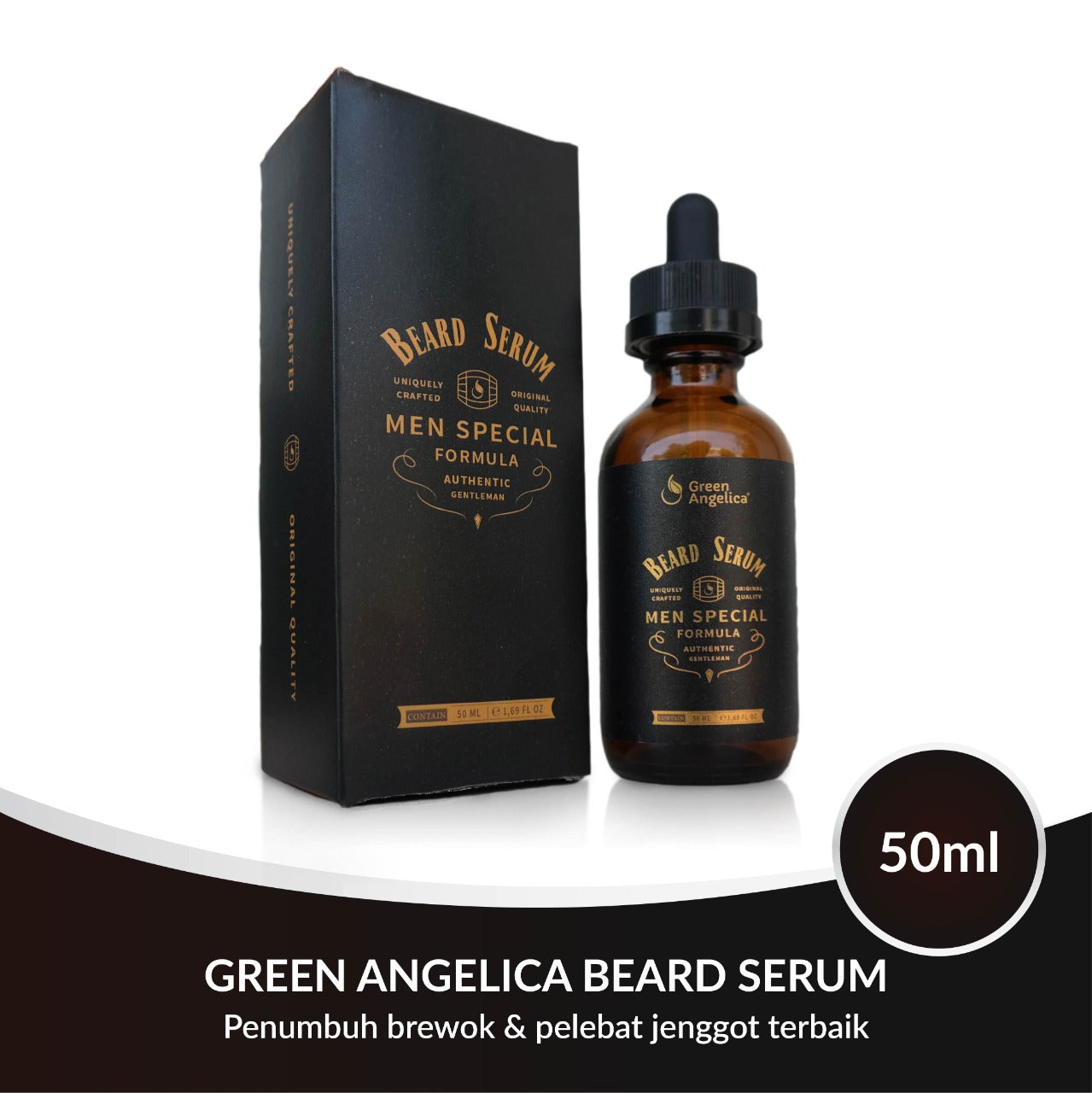 Glowpedia Green Angelica Beard Serum | 50 ml