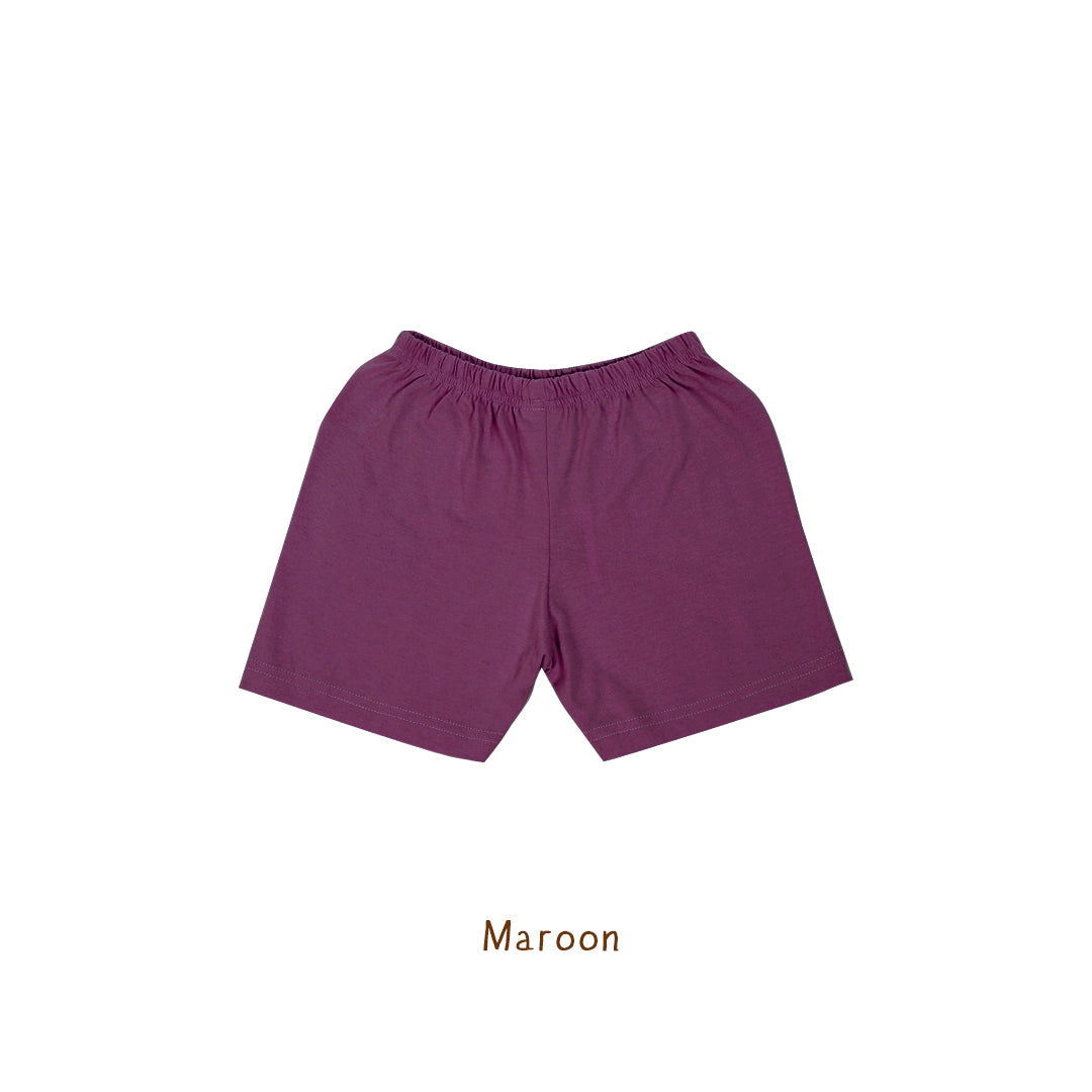 Booyah Baby & Kids Celana Anak - Cotton Short Pants Maroon (1 Years)