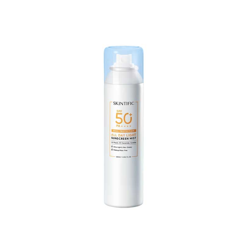 SKINTIFIC-All Day Light Sunscreen Mist SPF 50 PA++++ | 120ml