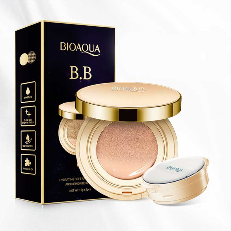 BIOAQUA Hydrating Soft And Flawless Air Cushion BB Cream - Natural Color 30g