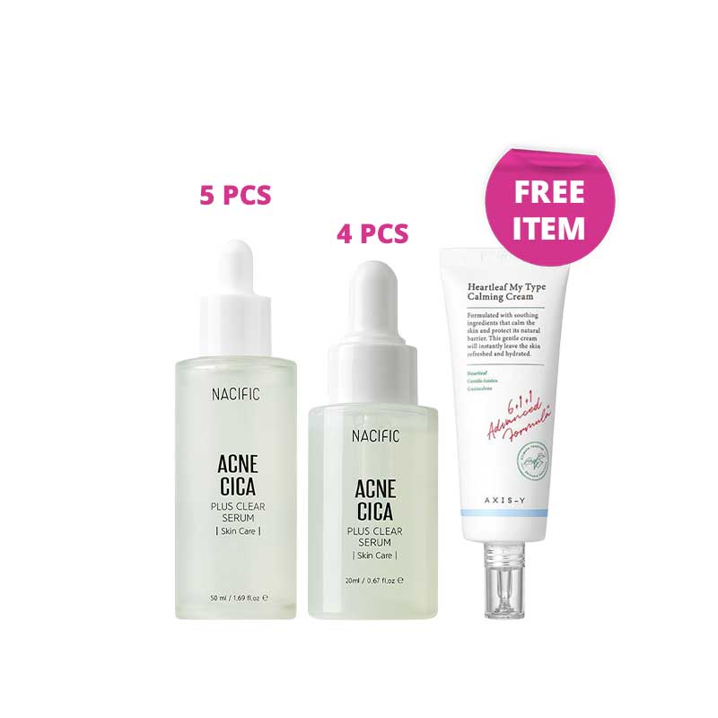 [Mega Combo] Nacific Acne Serum 50 ml & 20ml Kit 9+1