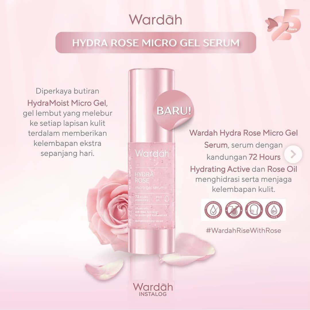 Wardah Hydra Rose Micro Gel Serum | 30 gr