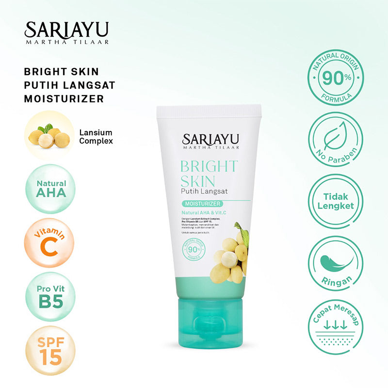 SARIAYU BRIGHT SKIN PUTIH LANGSAT MOISTURIZER | 35g