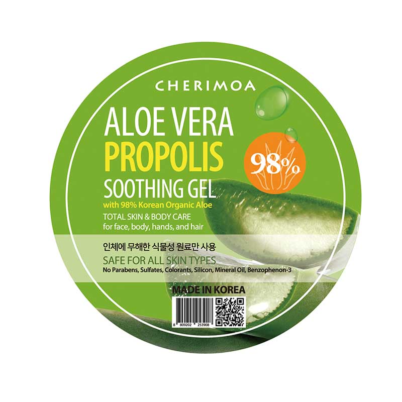 Cherimoa Aloe Vera Propolis Soothing Gel Jar | 300g