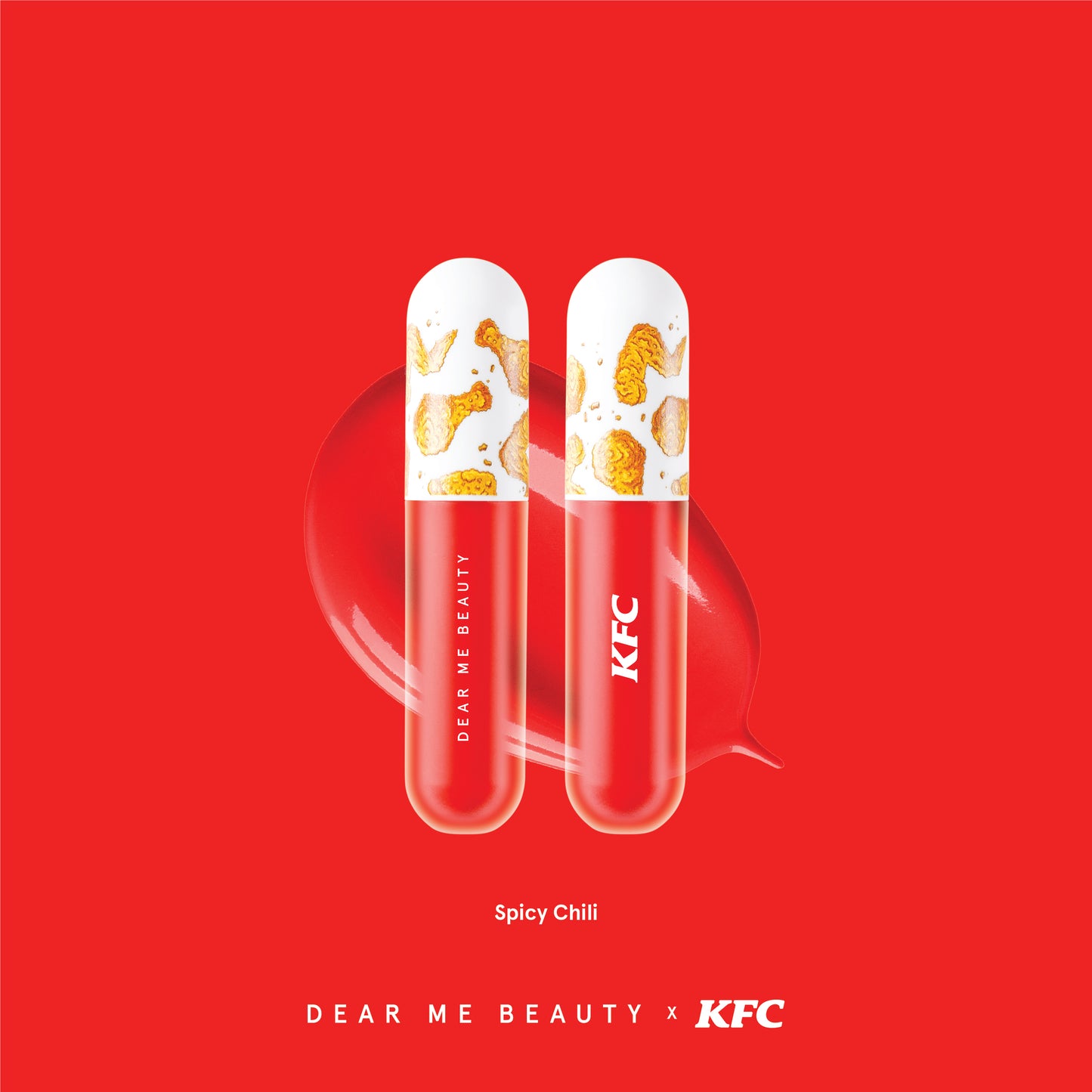 Dear Me Beauty X KFC Lip Tint Spicy Chilli